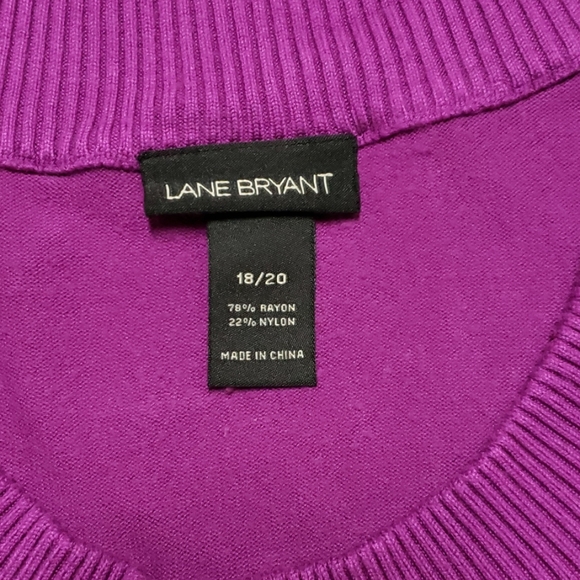Purple Lane Bryant sweater - Picture 2 of 4